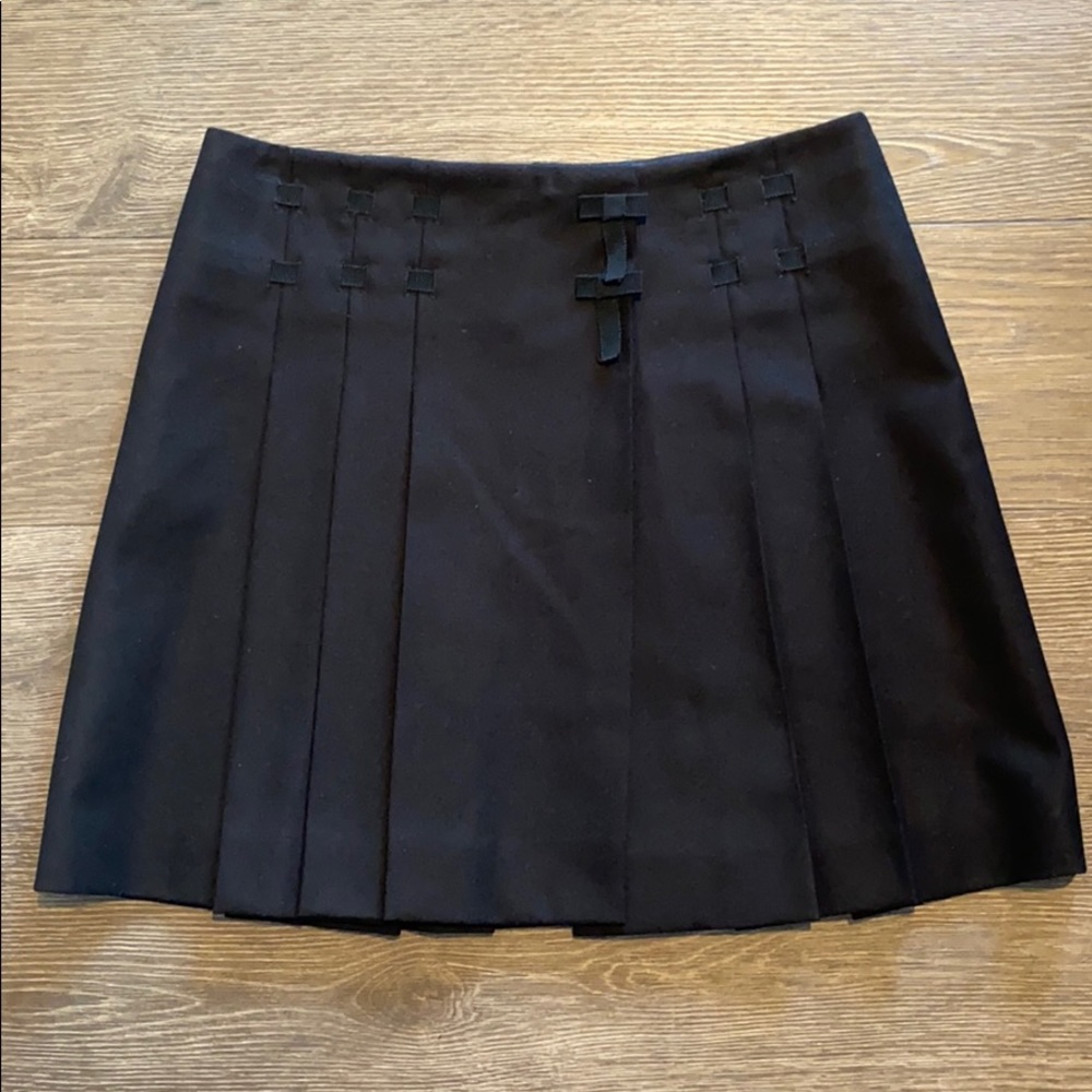 Miu Miu wool mini wrap skirt